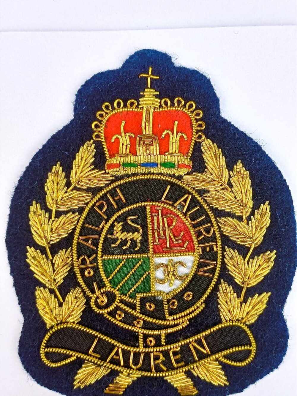 Polo RL Gold Bullion Blazer Crest